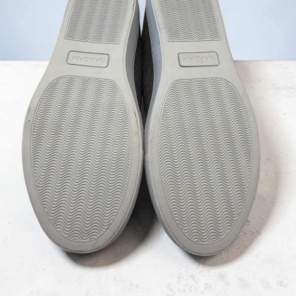 NAADAM Women's Cashmere and Wool Charcoal Gray Low-Top Athletic Sneakers - Picture 4 of 5